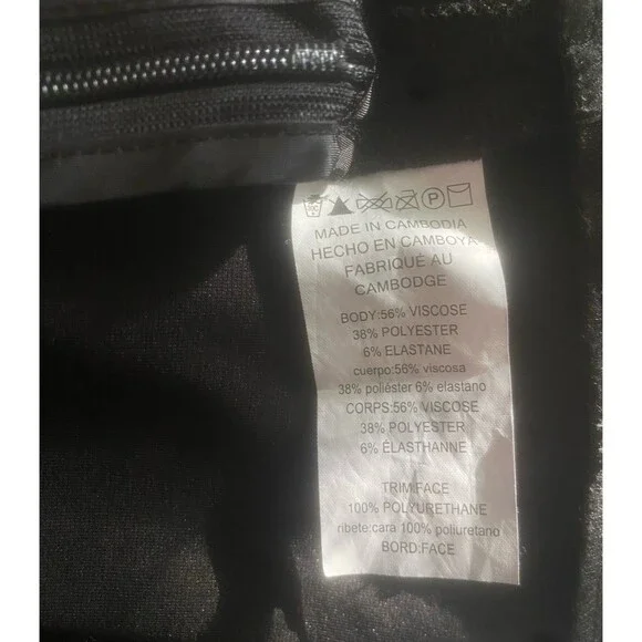 Michael Kors black leather trim mini skirt SIZE SMALL NWOT - Picture 7 of 14